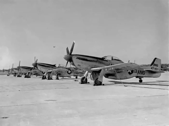 Mustang P-51 - loại máy bay tương tự như chiếc Gorman đã bay đêm đó