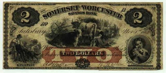 Tờ 2 USD, phát hành tháng 11/1862.