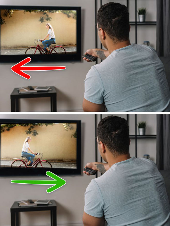 Chúng ta có thể cảm thấy hiệu ứng tương tự khi xem video.