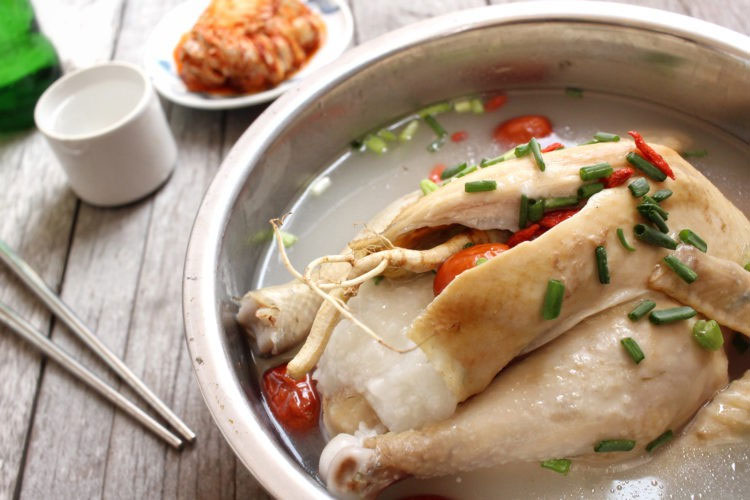 Gà hầm sâm