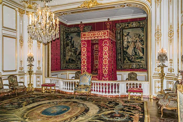 Thiết kế nội thất bên trong lâu đài Chambord.