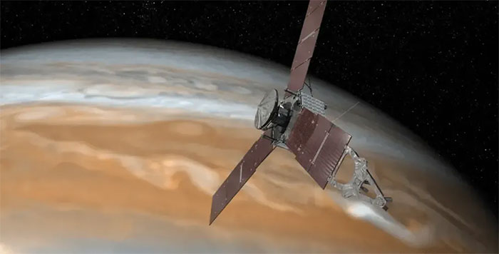 Tàu vũ trụ Juno khám phá sao Mộc.
