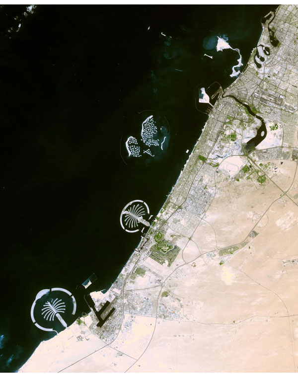 Các đảo Cây Cọ Palm Jumeirah ở Dubai 